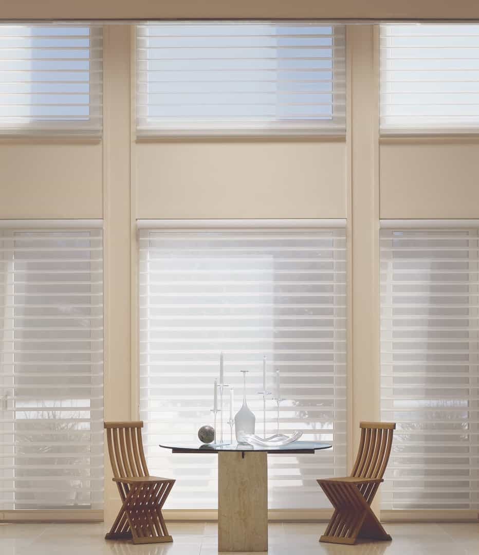 Silhouette® Window Shadings near Fort Mill, South Carolina (SC) with adjustable vanes and unique styles.